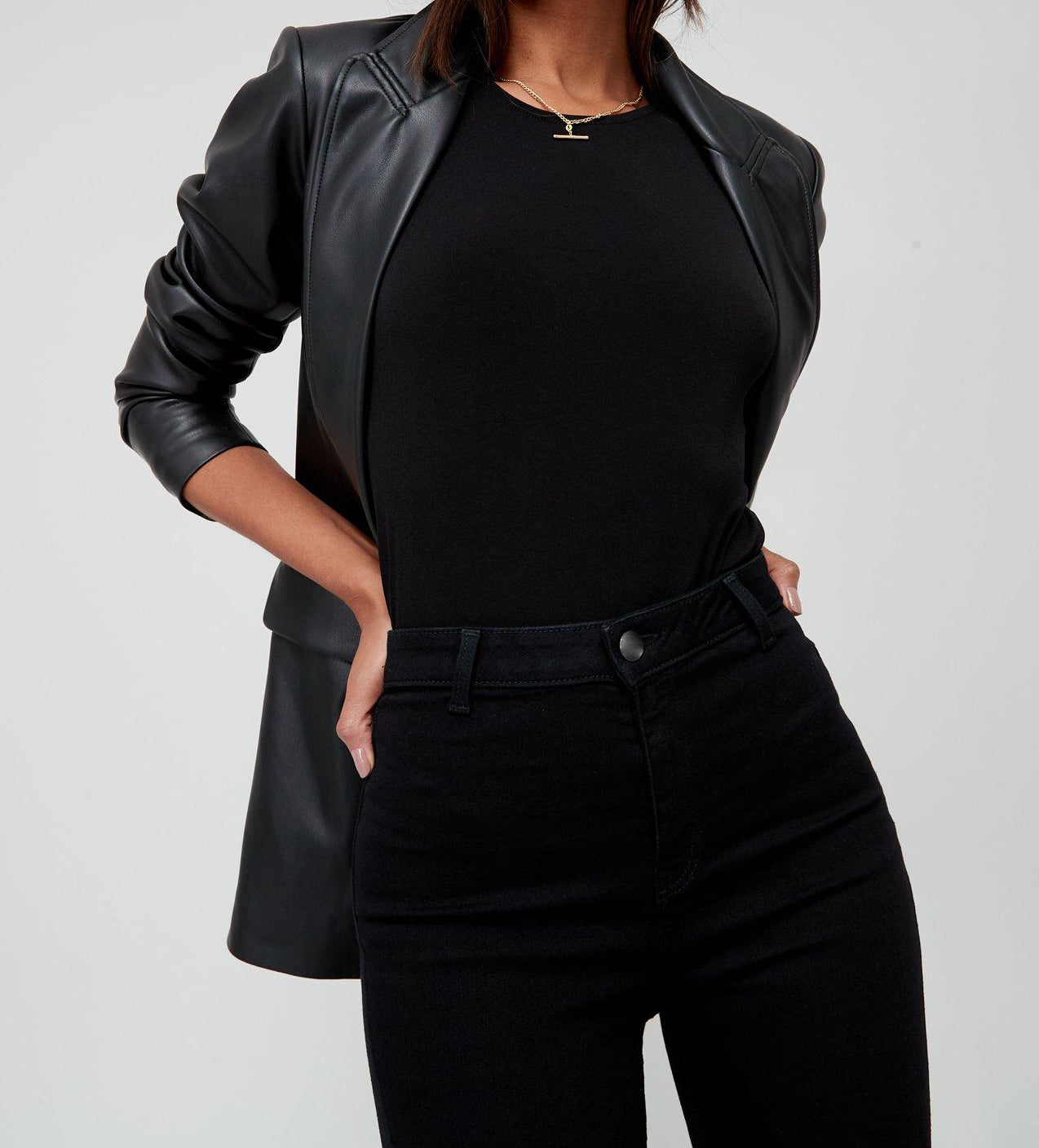 Black High Waist Skinny Jeans - Esmée
