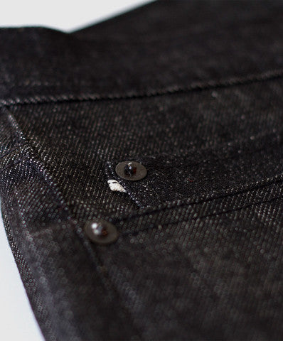 Rare Black Selvedge Denim w/ White Wefts - Andre