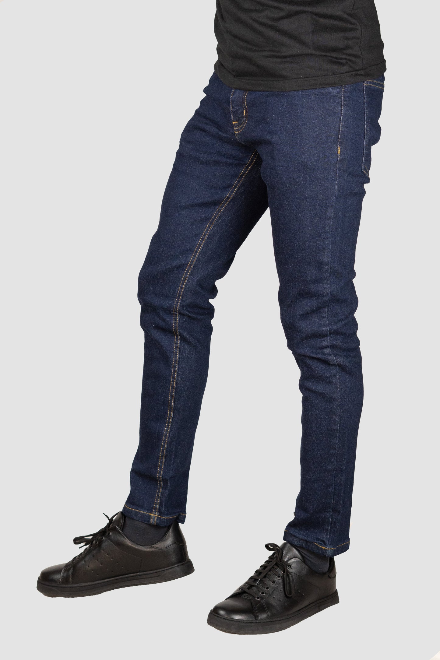 Blue Selvedge Denim With White Wefts - Ross