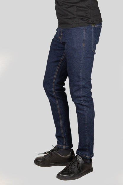 Blue Selvedge Denim With White Wefts - Ross