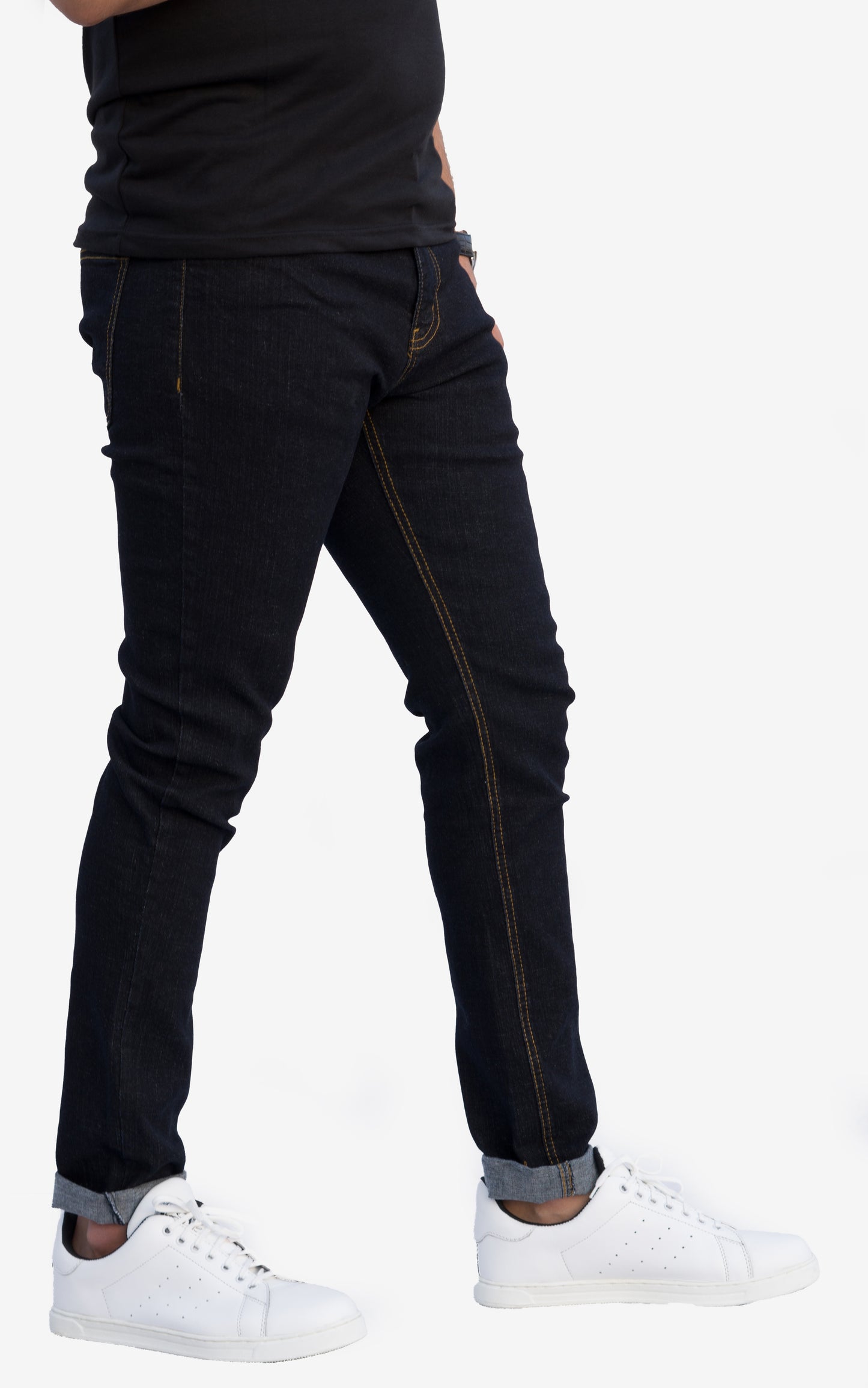 Men's Raw Blue Slim Fit Jeans - Zander